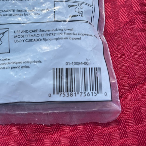 7002-PTT ClosetMaid 75615 Shelf Clips Concrete/Stud Shelf Clips 12-Pack  White - Picture 5 of 6